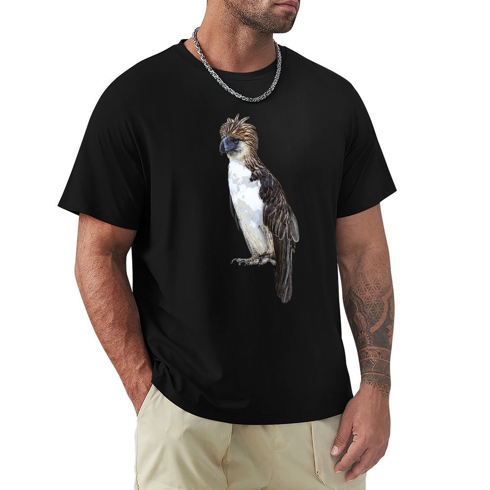 Street Fashion Philippines - Camiseta com Design de Águia das
