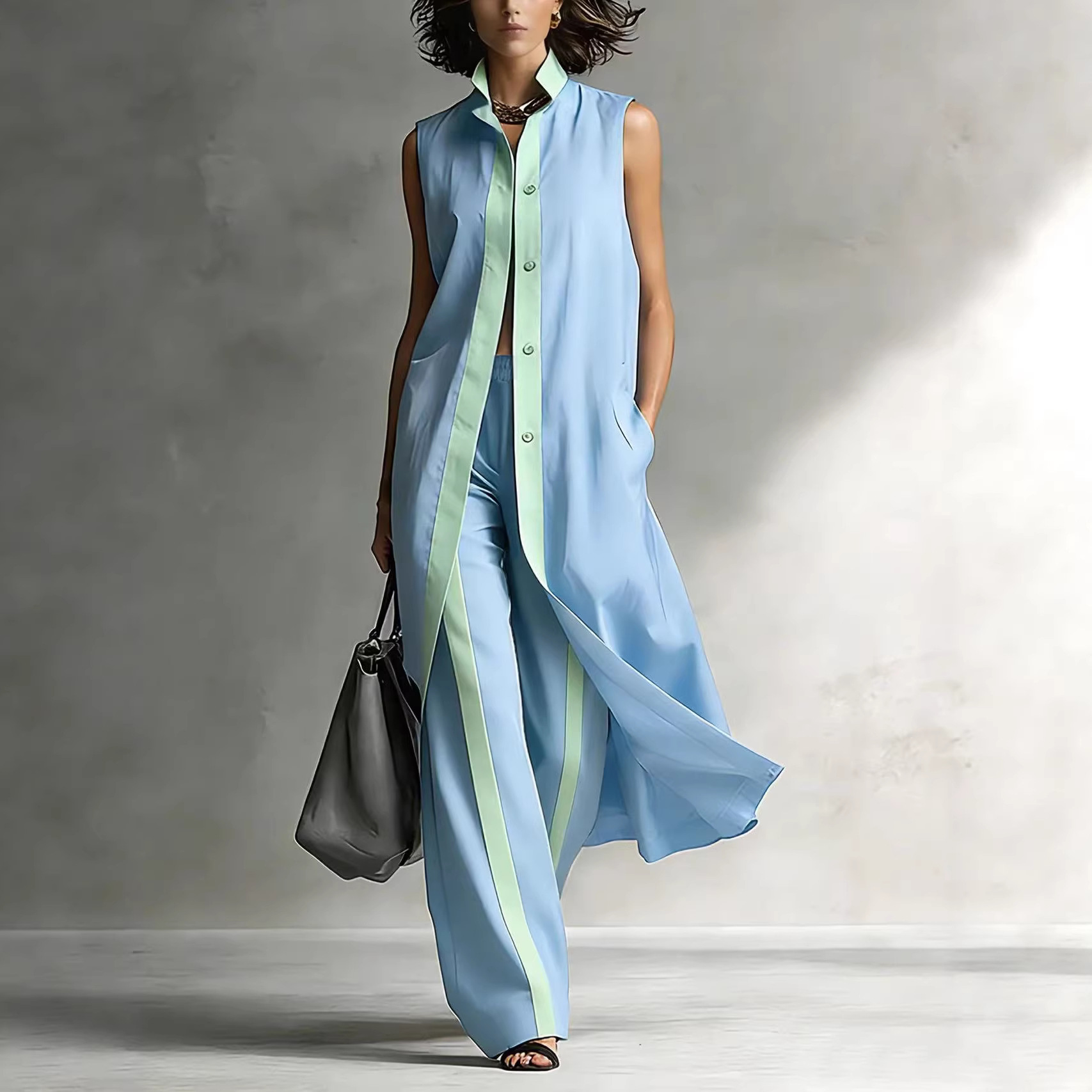 Street Fashion Vest - Coleção Primavera Verão 2026: Novo Conjunto