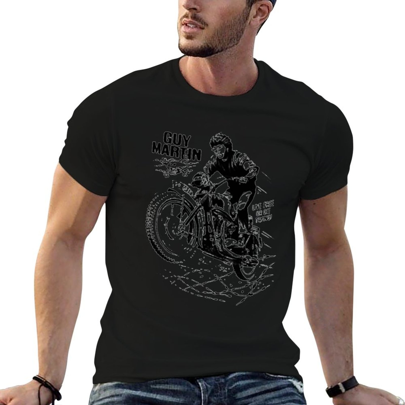 Street Fashion For Short Guys - Camiseta Guy Martin The Legendary Isle