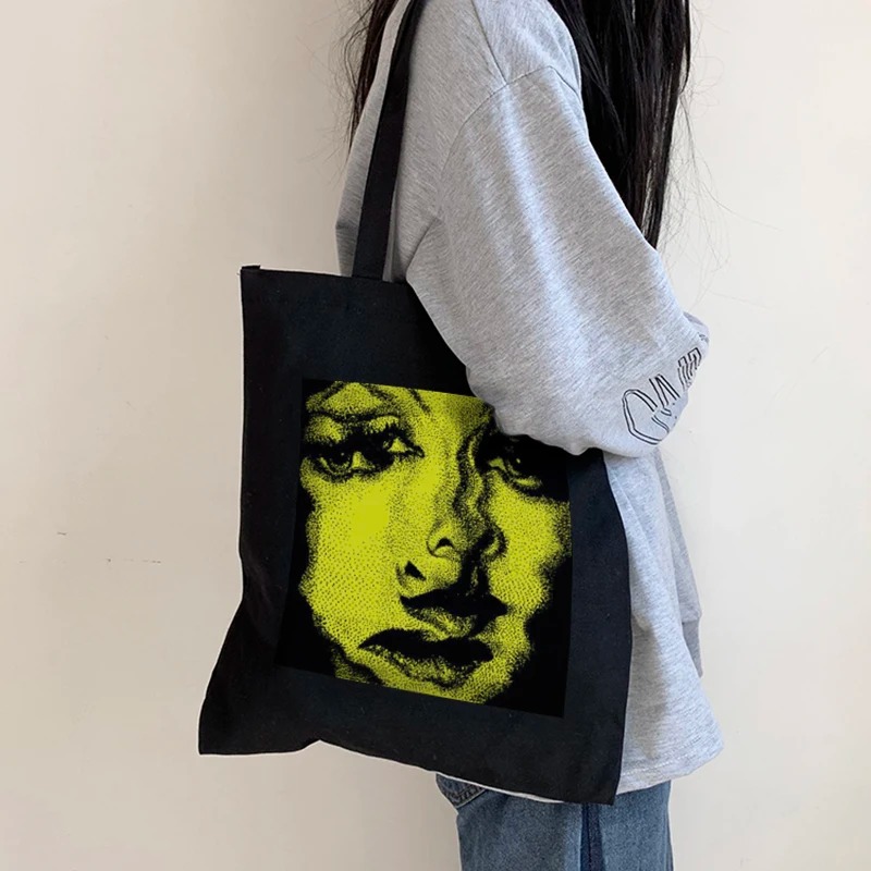 Tote Bag Canvas Print - Bolsa de lona feminina horror punk