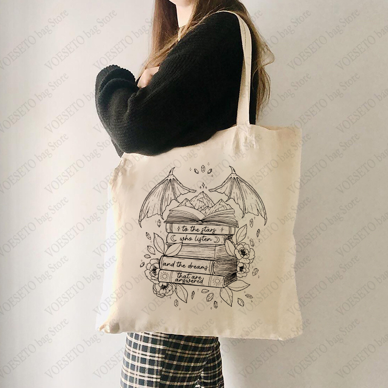 Tote Bag Canvas Print - Sjm noite tribunal luxo sacola as