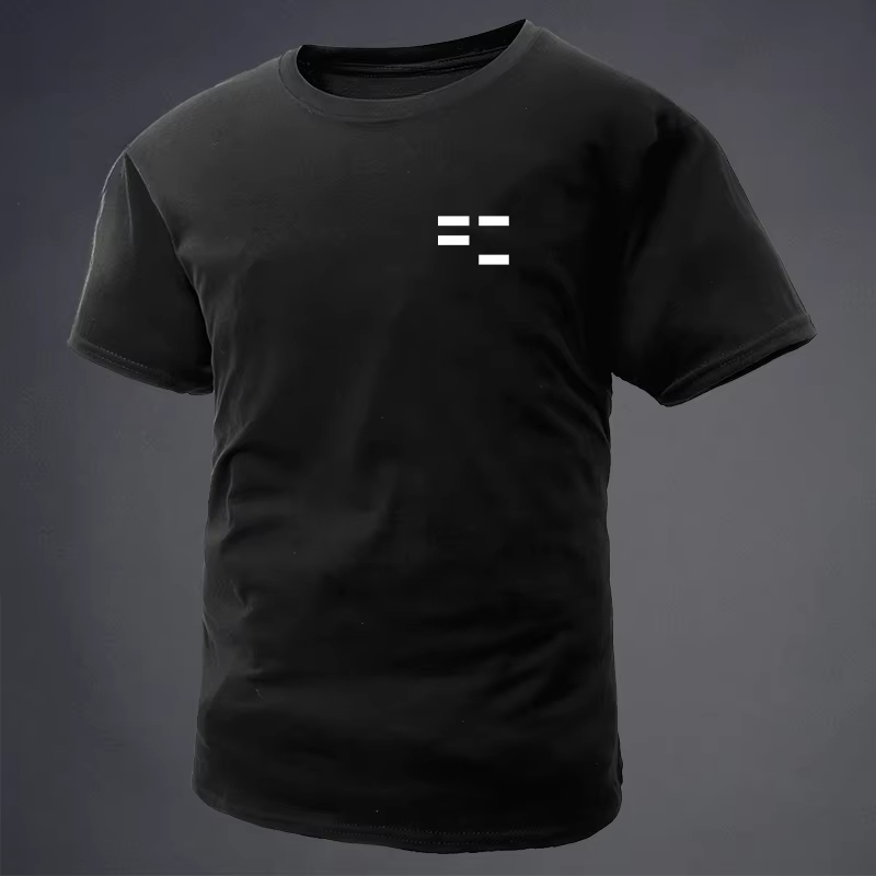 Street Fashion For Short Guys - Camiseta de Estilo Militar Nova Moda