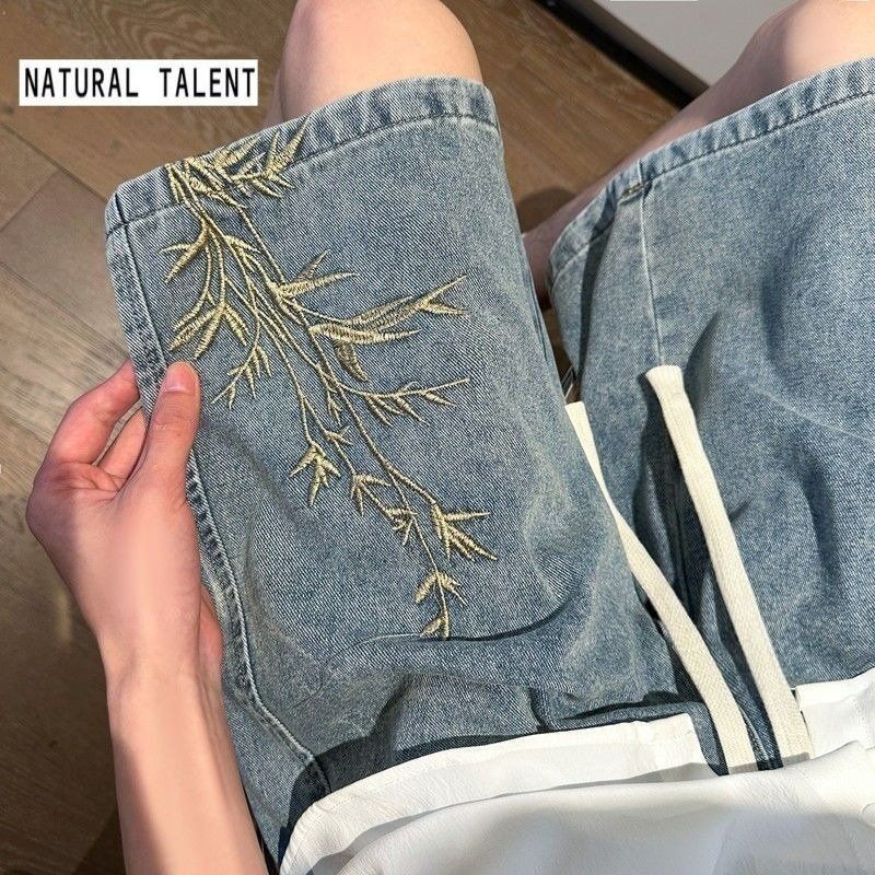 Street Fashion Plus Size - Bermudas Jeans Masculinas 2026 de Verão,