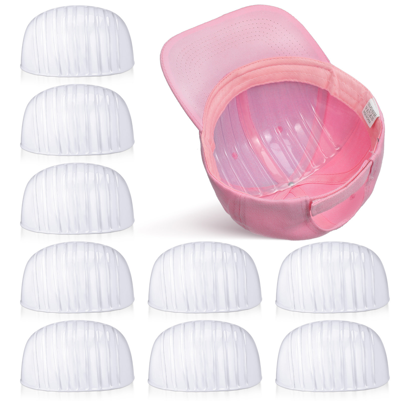 Baseball Cap Fitted - 25 Peças Suporte Plástico para Boné