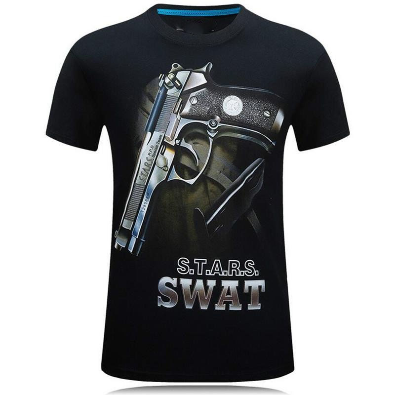 Street Fashion For Short Guys - Camiseta masculina com estampa 3d estilo