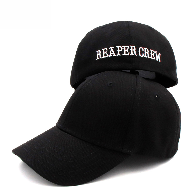 Baseball Cap Fitted - Homens Mulheres Boné de Beisebol Reaper