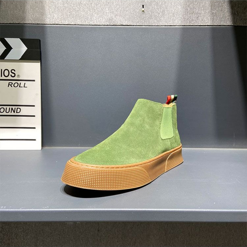 Street Fashion Rome - Botas Chelsea Masculinas Outono Inverno 2026,