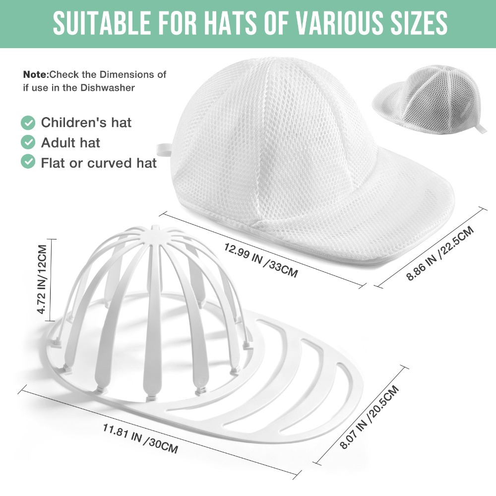 Kit com 2/4 Gaiolas para Lavar - Baseball Cap Fitted avaliação e preço