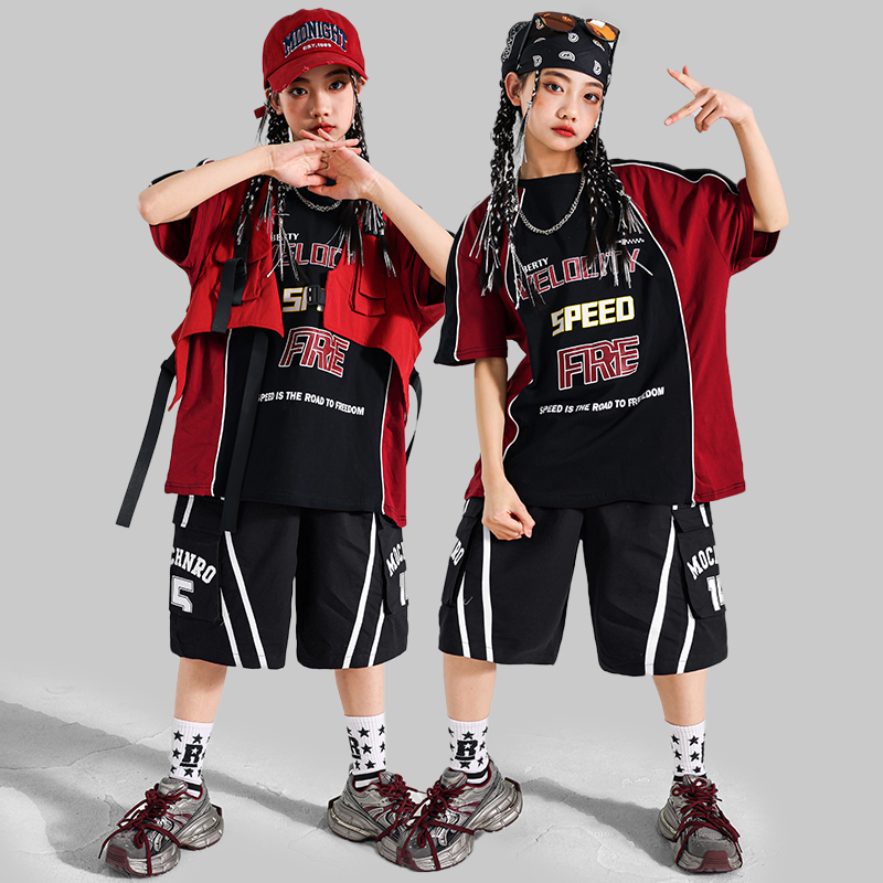 Moda adolescente hiphop jazz d - Street Fashion Vest avaliação e preço