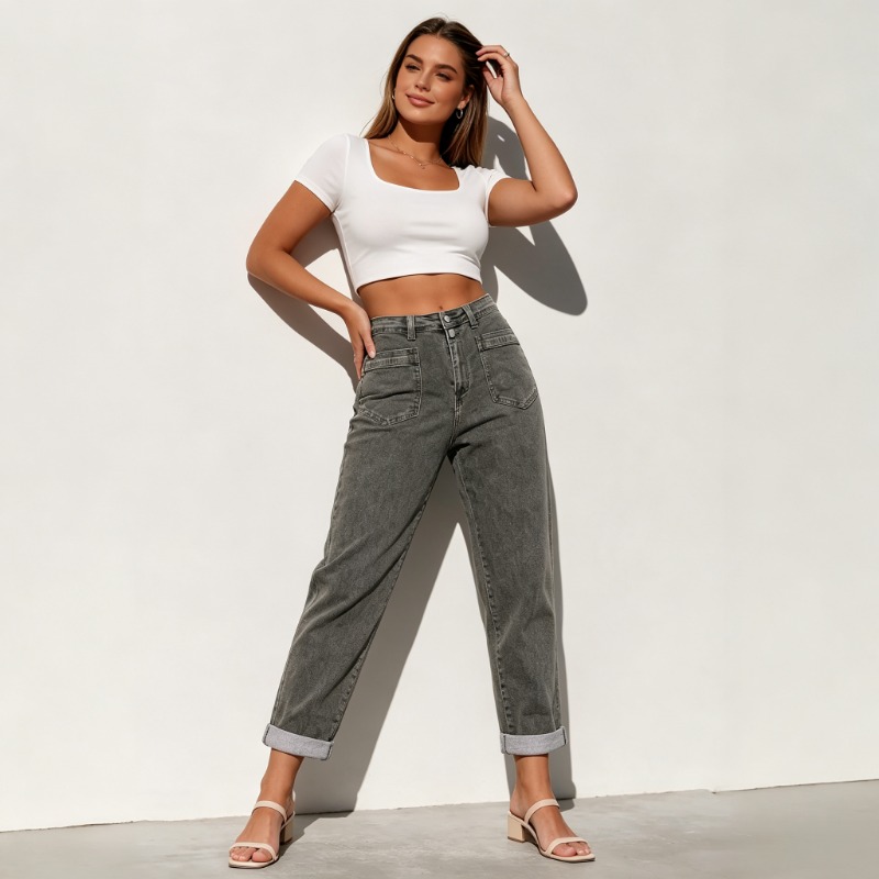 Calças Jeans Flare Retro para  - Street Fashion Plus Size avaliação e preço