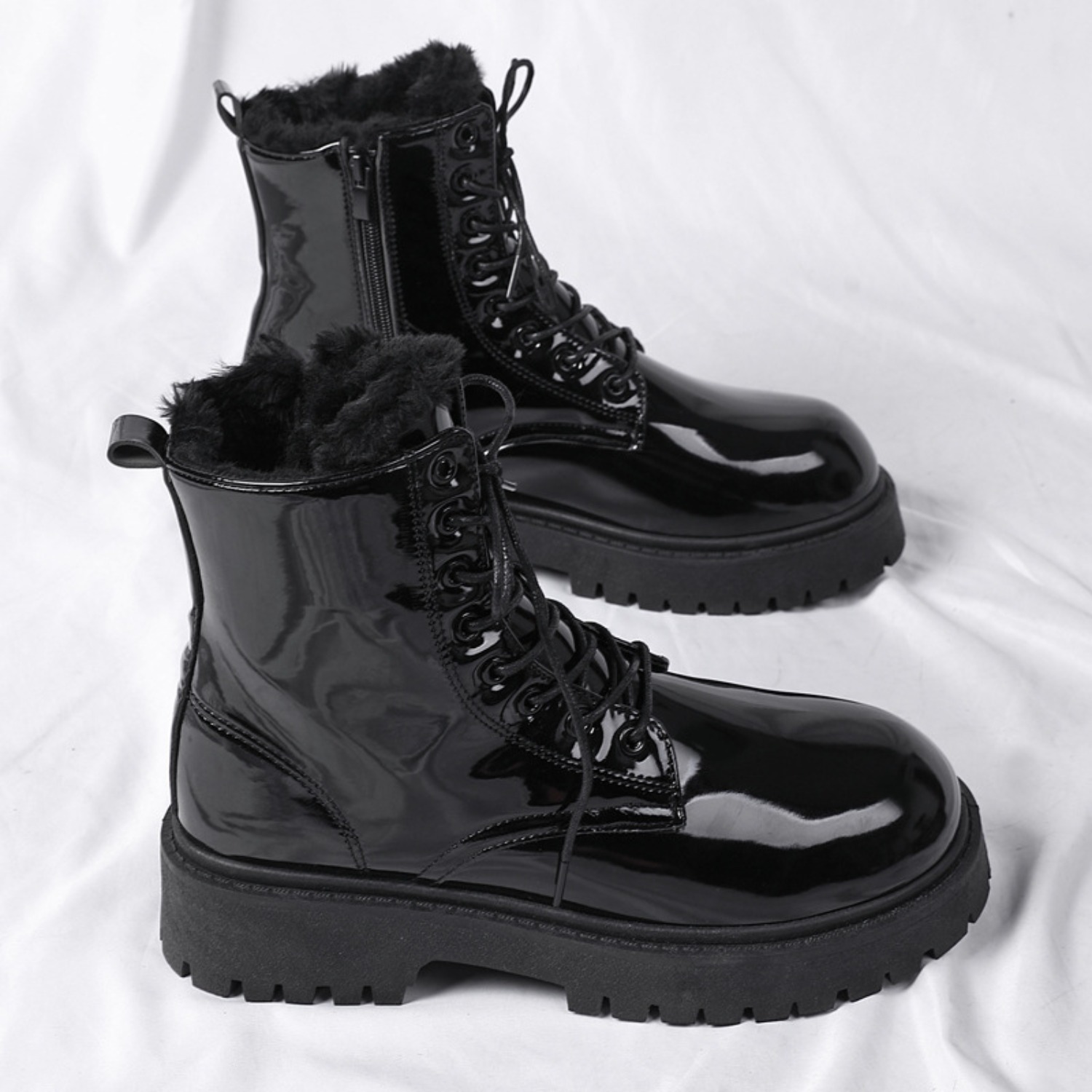 Botas masculinas de cano alto, - Street Fashion Plus Size avaliação e preço