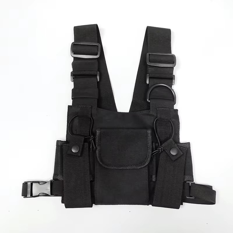 Bolsa de peito tática funciona - Street Fashion Vest avaliação e preço