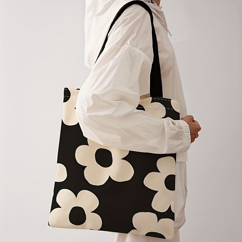 Bolsa tote com estampa de flor - Tote Bag Canvas Print avaliação e preço