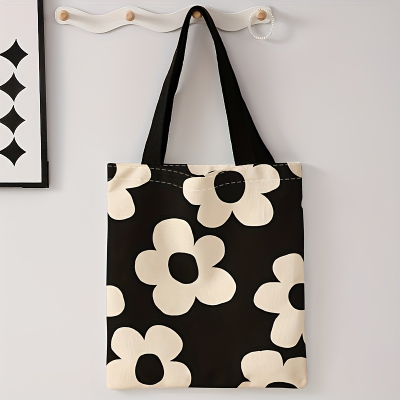 Bolsa tote com estampa de flor - Tote Bag Canvas Print avaliação e preço