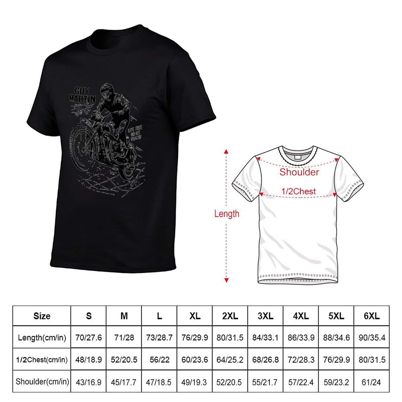 Camiseta Guy Martin The Legend - Street Fashion For Short Guys avaliação e preço