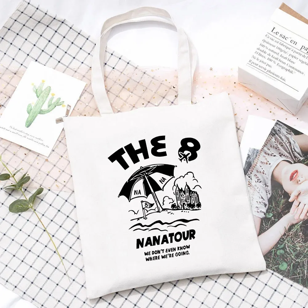 Kpop nanatour bolsa de ombro v - Tote Bag Canvas Print avaliação e preço