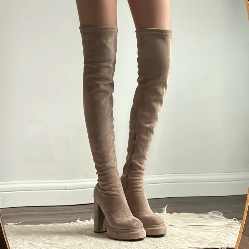 Botas Femininas de Salto Alto  - Street Fashion Rome avaliação e preço