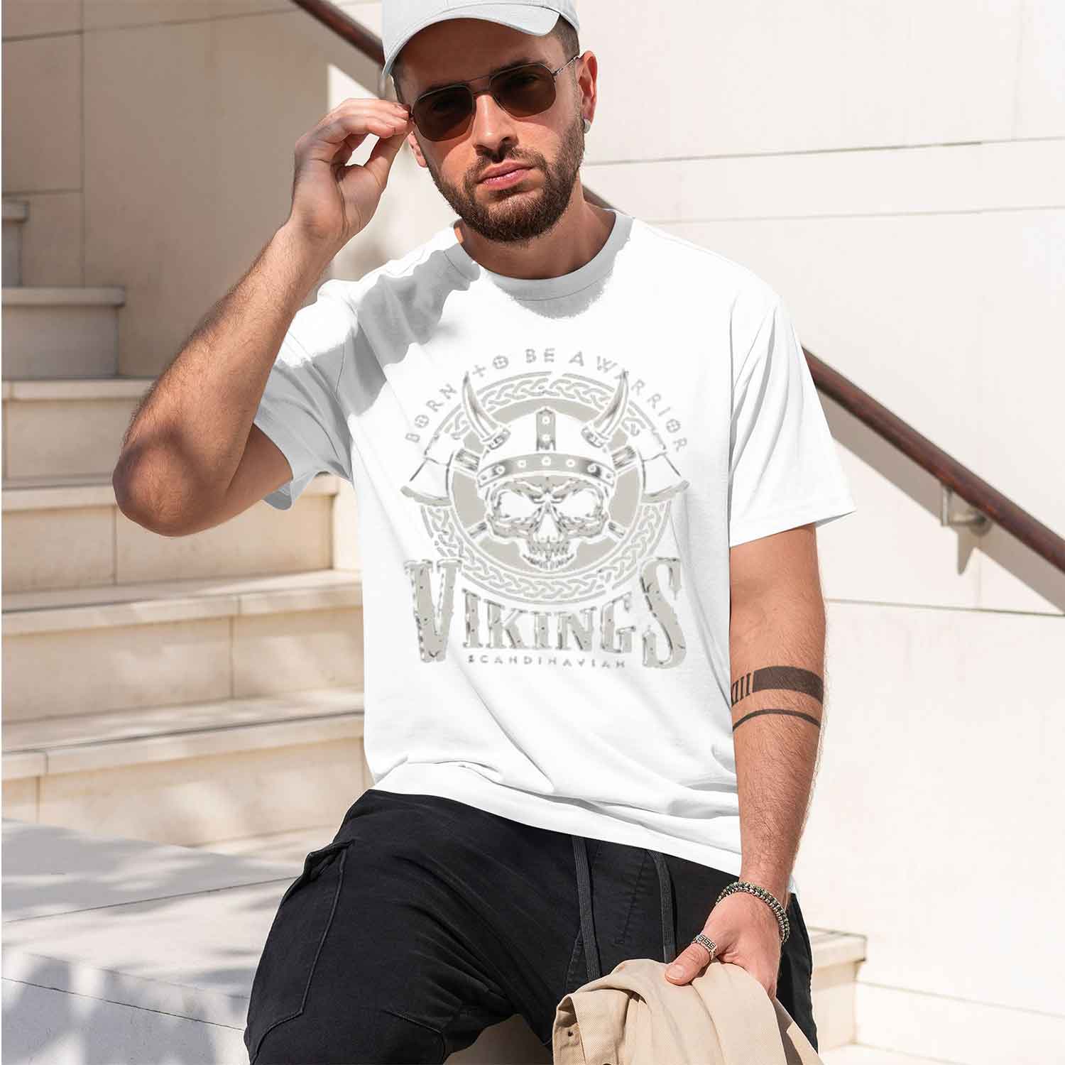 Camiseta Masculina Casual de V - Street Fashion China Models avaliação e preço