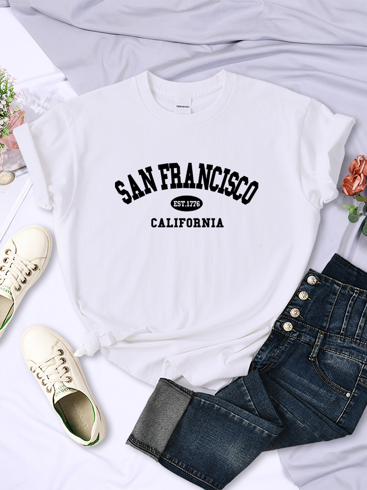 Camiseta Feminina Casual Respi - Street Fashion California avaliação e preço