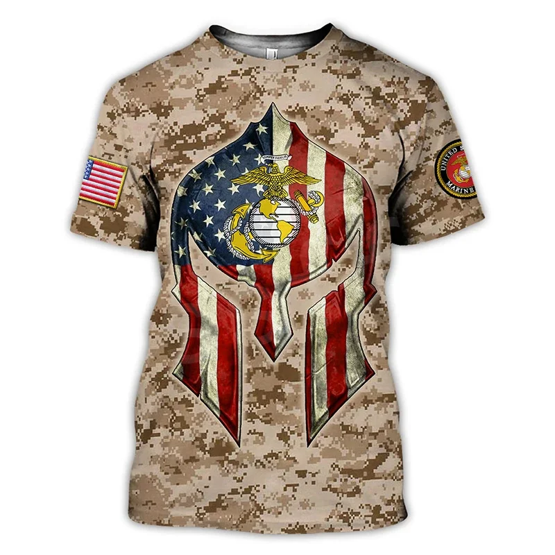 Bandeira americana soldado cam - Street Fashion For Short Guys avaliação e preço