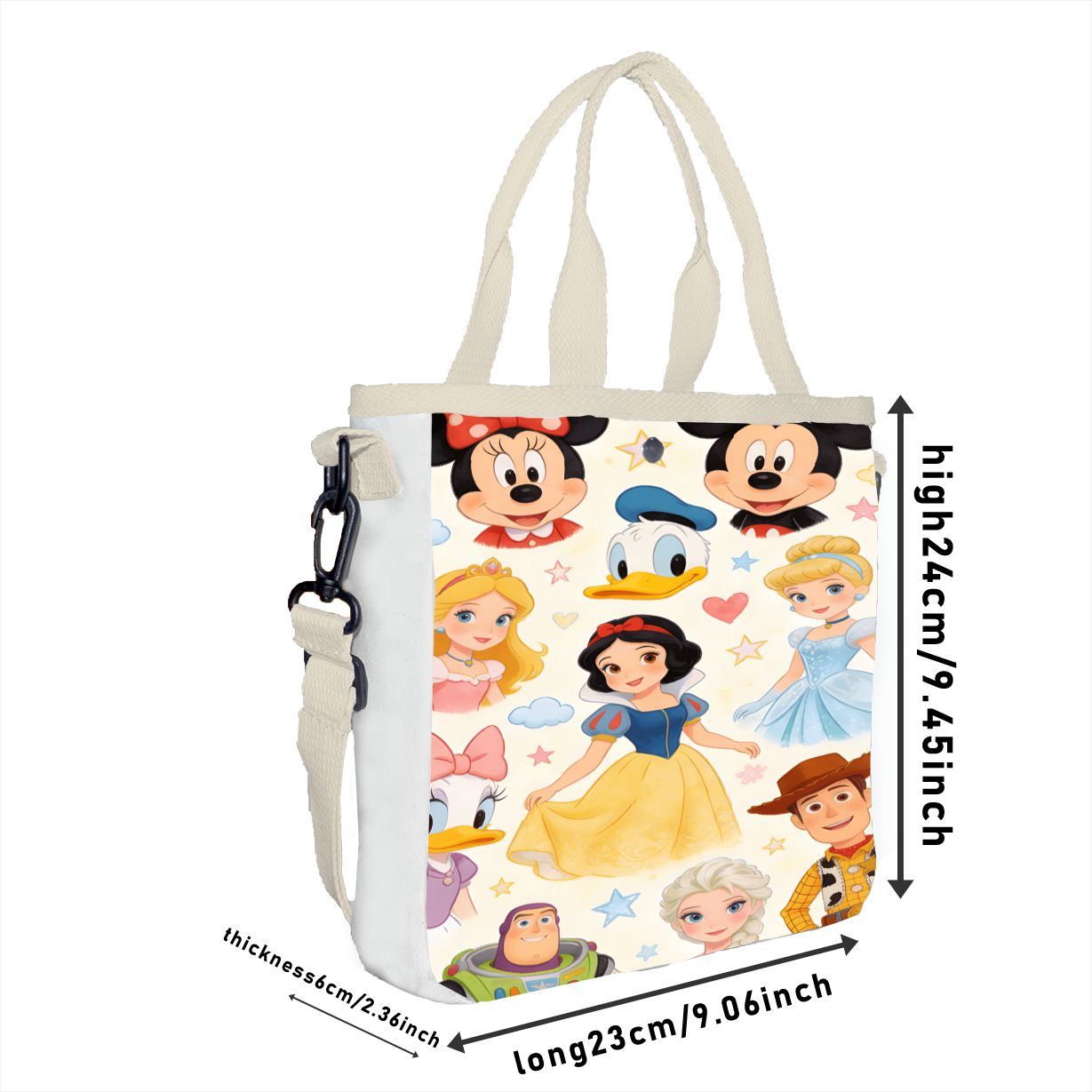 Bolsa Tote Multifuncional Prin - Tote Bag Canvas Print avaliação e preço