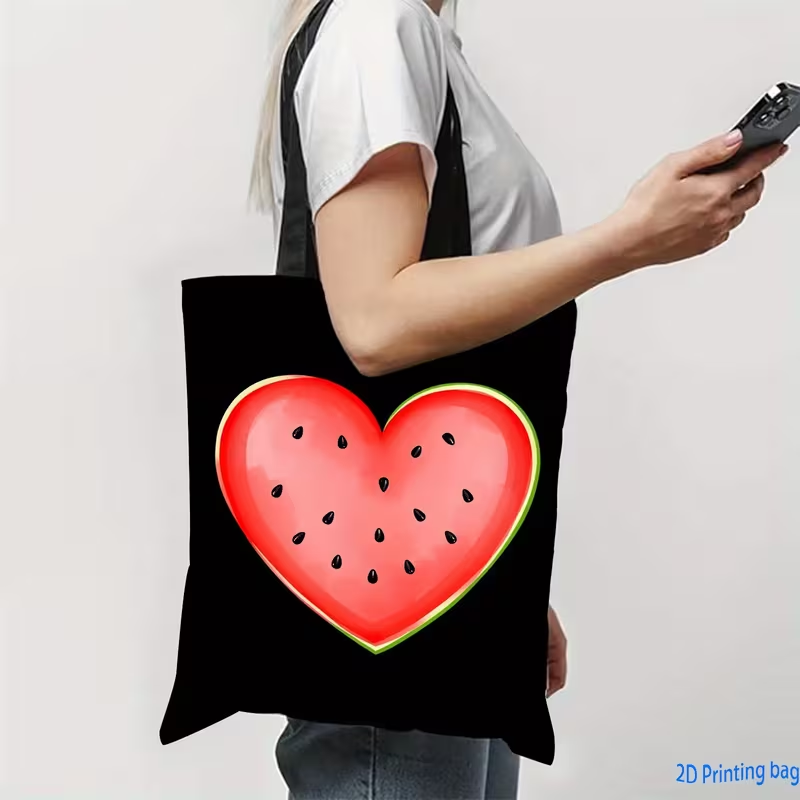 Bolsa tote de lona com estampa - Tote Bag Canvas Print avaliação e preço