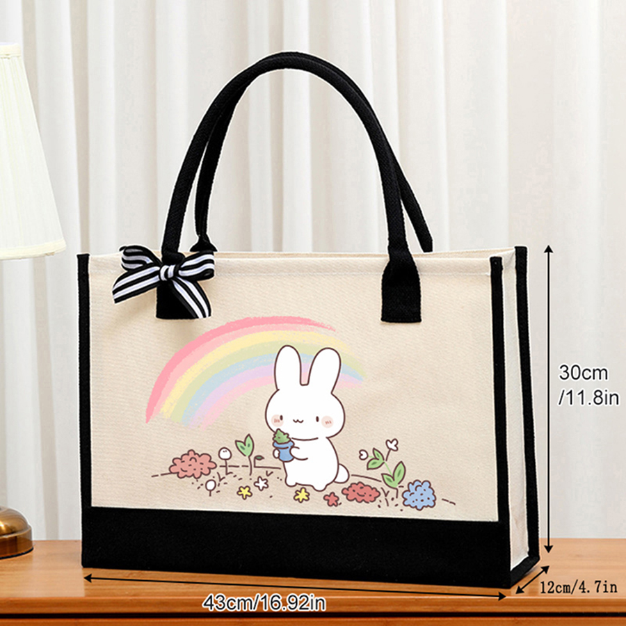 Bolsa de lona branca leve com  - Tote Bag Canvas Print avaliação e preço