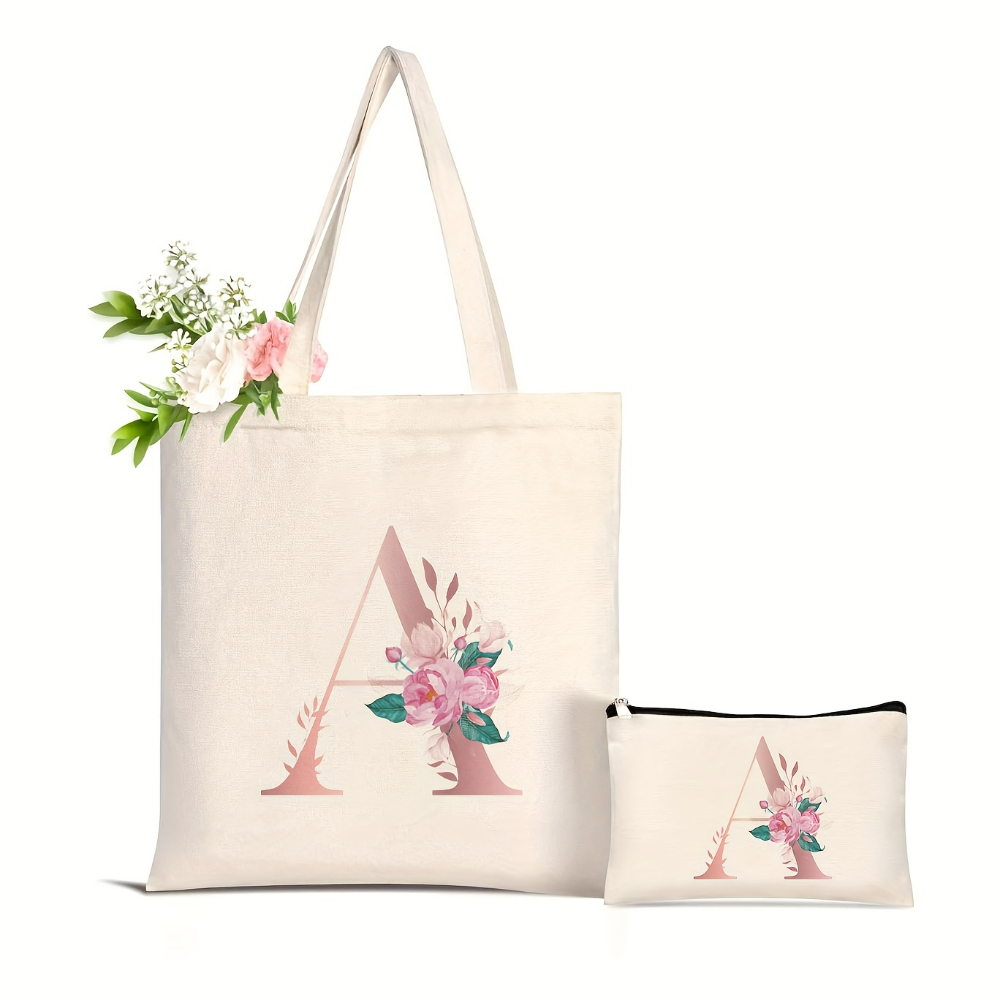 Bolsa Tote com Estampa Floral  - Tote Bag Canvas Print avaliação e preço