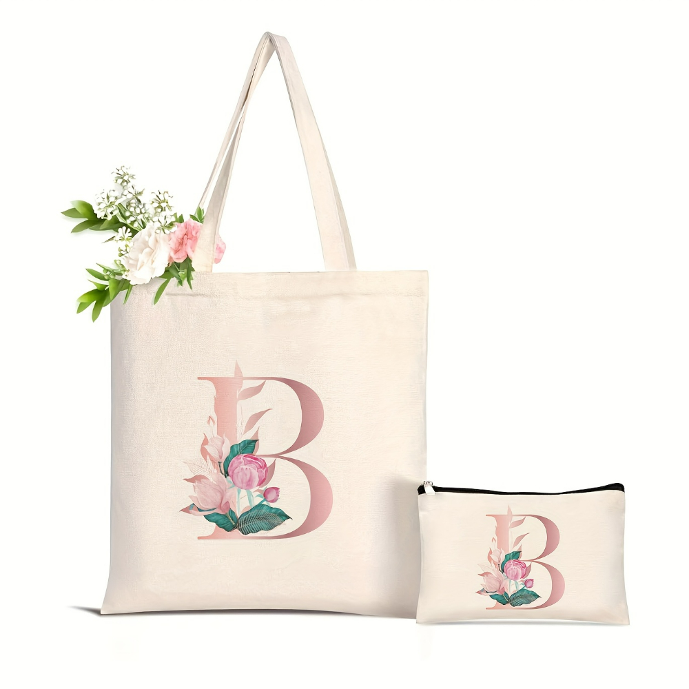 Bolsa Tote com Estampa Floral  - Tote Bag Canvas Print avaliação e preço