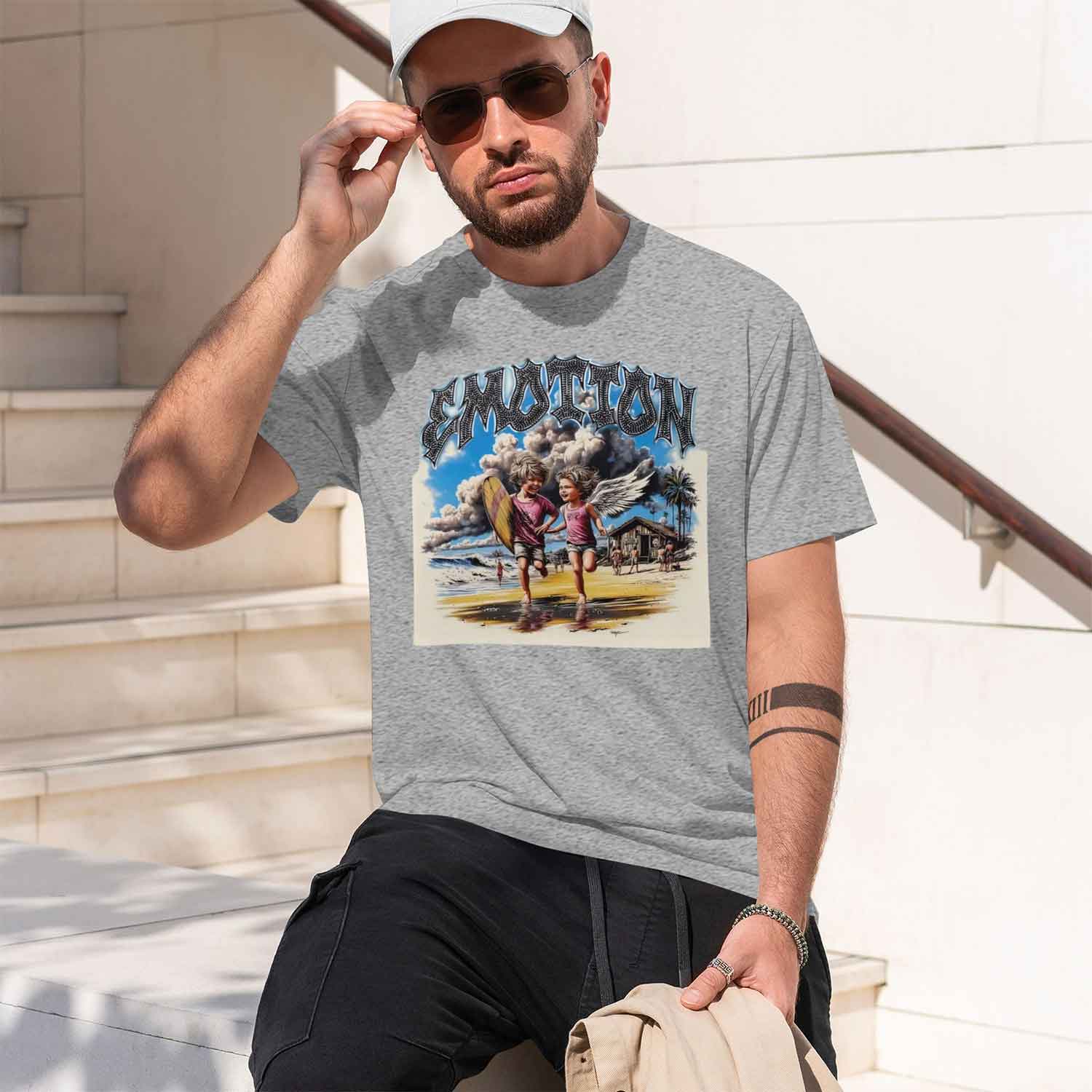 Camiseta Masculina Nova de Ver - Street Fashion China Models avaliação e preço