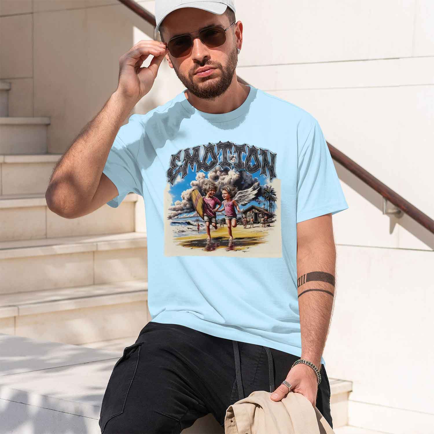 Camiseta Masculina Nova de Ver - Street Fashion China Models avaliação e preço