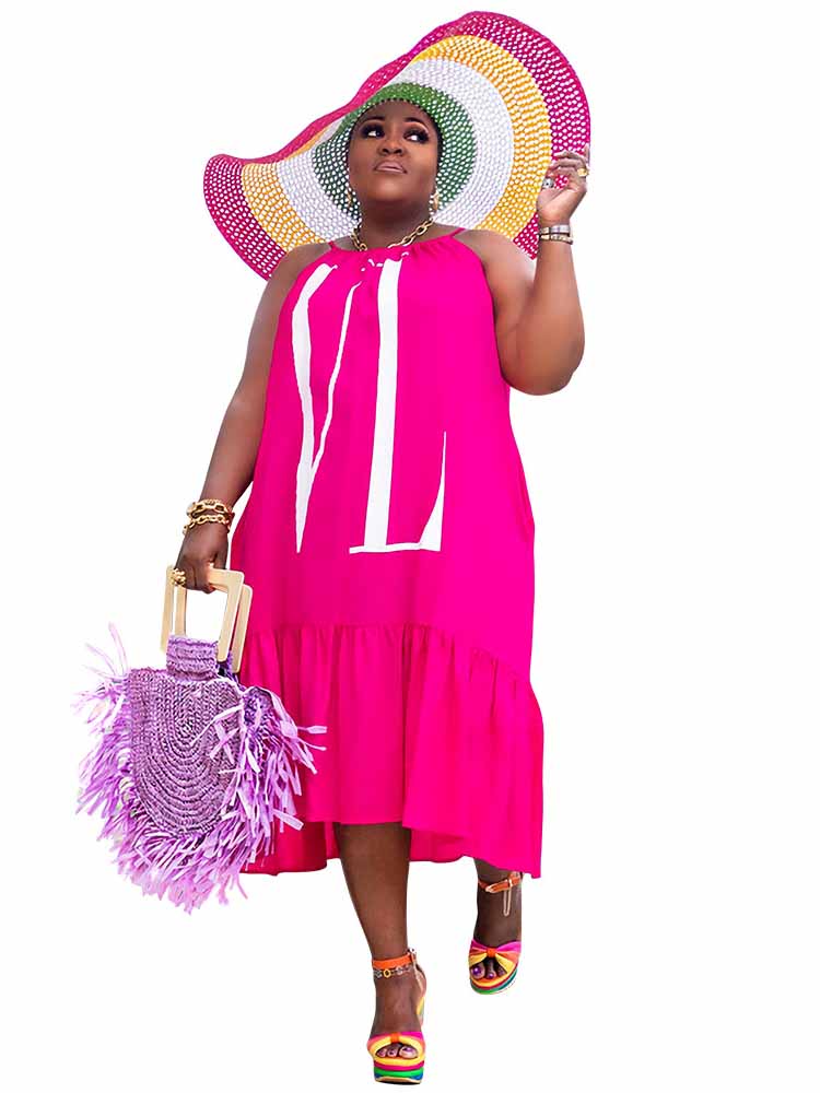 Vestido Casual de Verão para M - Street Fashion Plus Size avaliação e preço