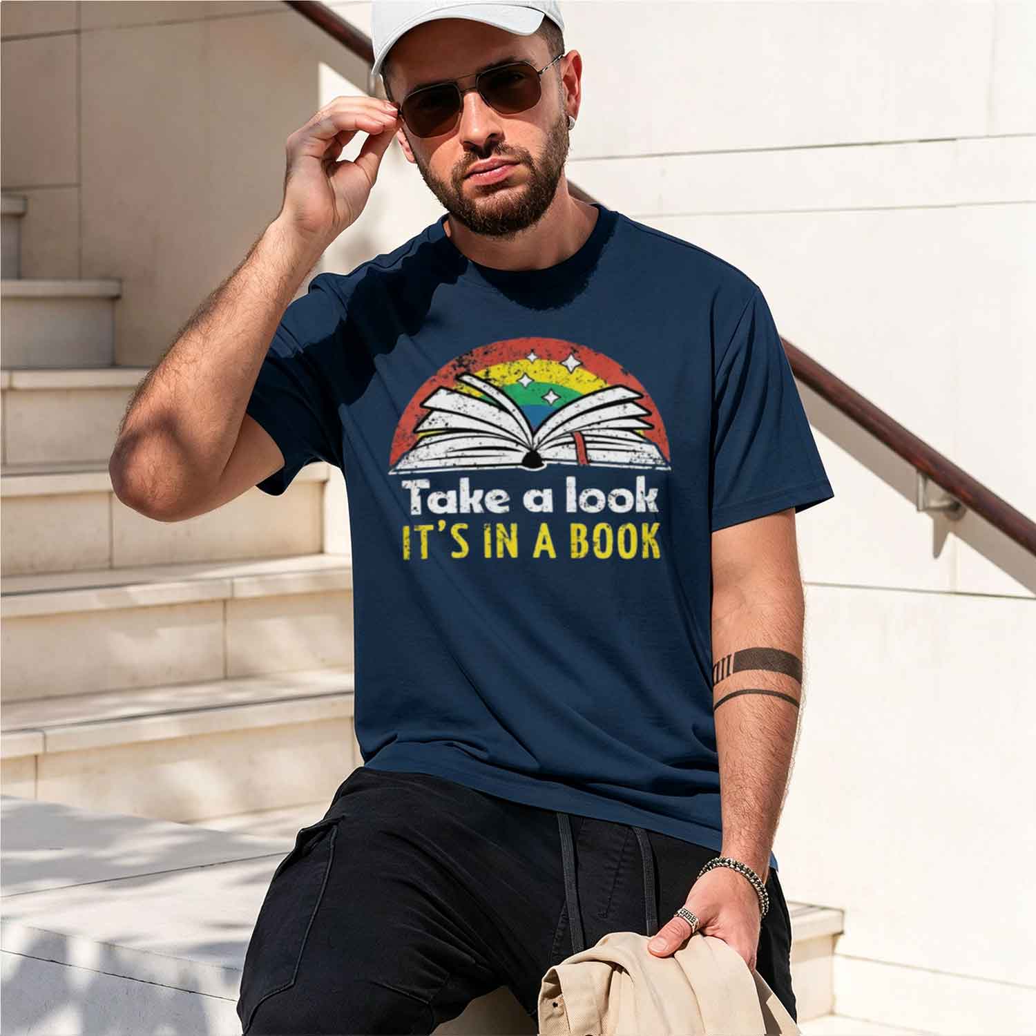 Camiseta Book Grh Retro para L - Street Fashion China Models avaliação e preço