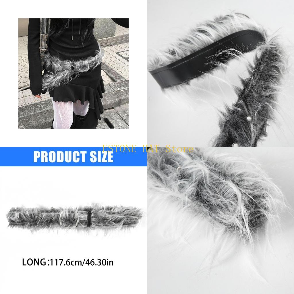 49MF Cinto elegante peles pelu - Street Fashion Reference avaliação e preço