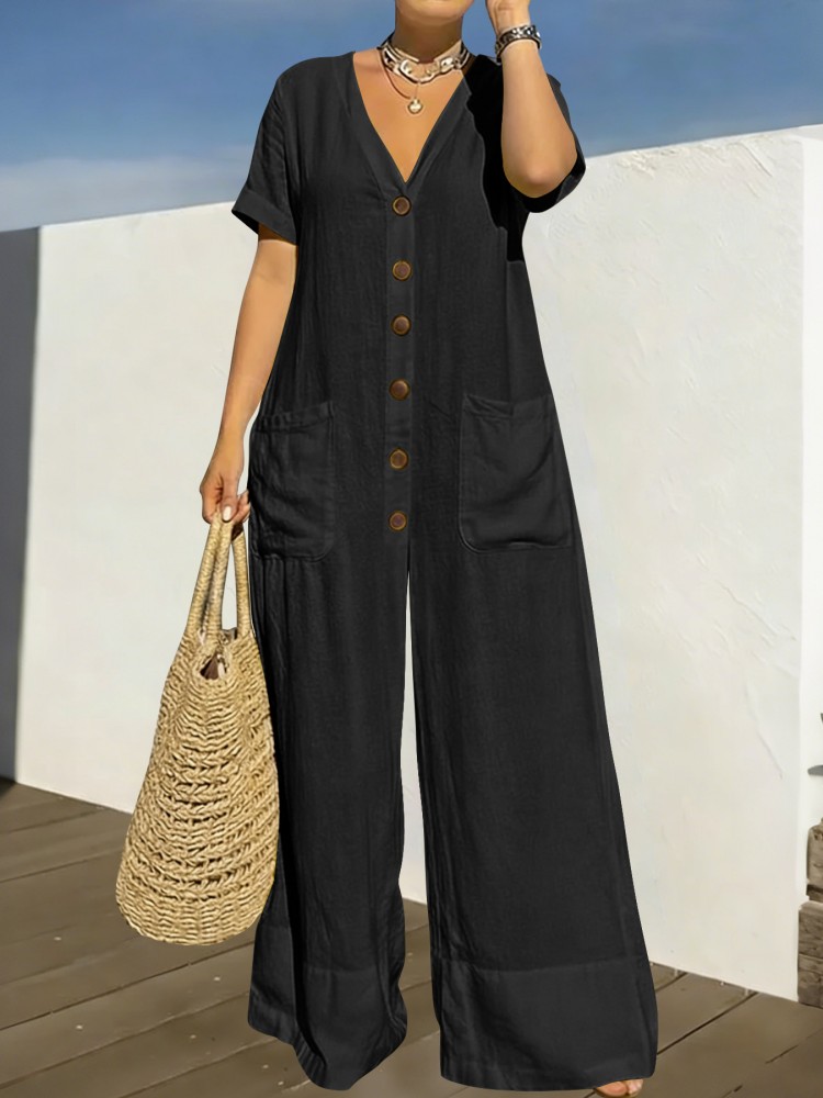 Macacão Feminino Plus Size Azu - Street Fashion Plus Size avaliação e preço