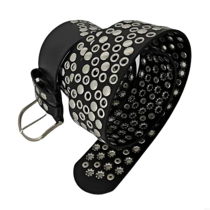 Cinturão cravejado rebite punk - Street Fashion Reference avaliação e preço