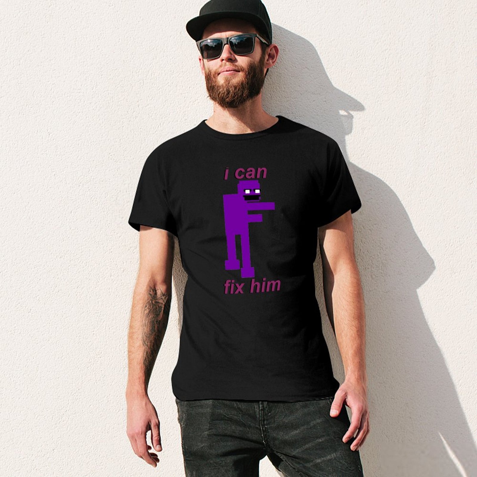Camiseta Purple Guy I can fix  - Street Fashion For Short Guys avaliação e preço