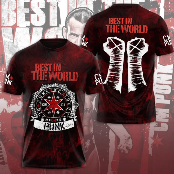 Camiseta CM Punk com Estampa 3 - Street Fashion For Short Guys avaliação e preço