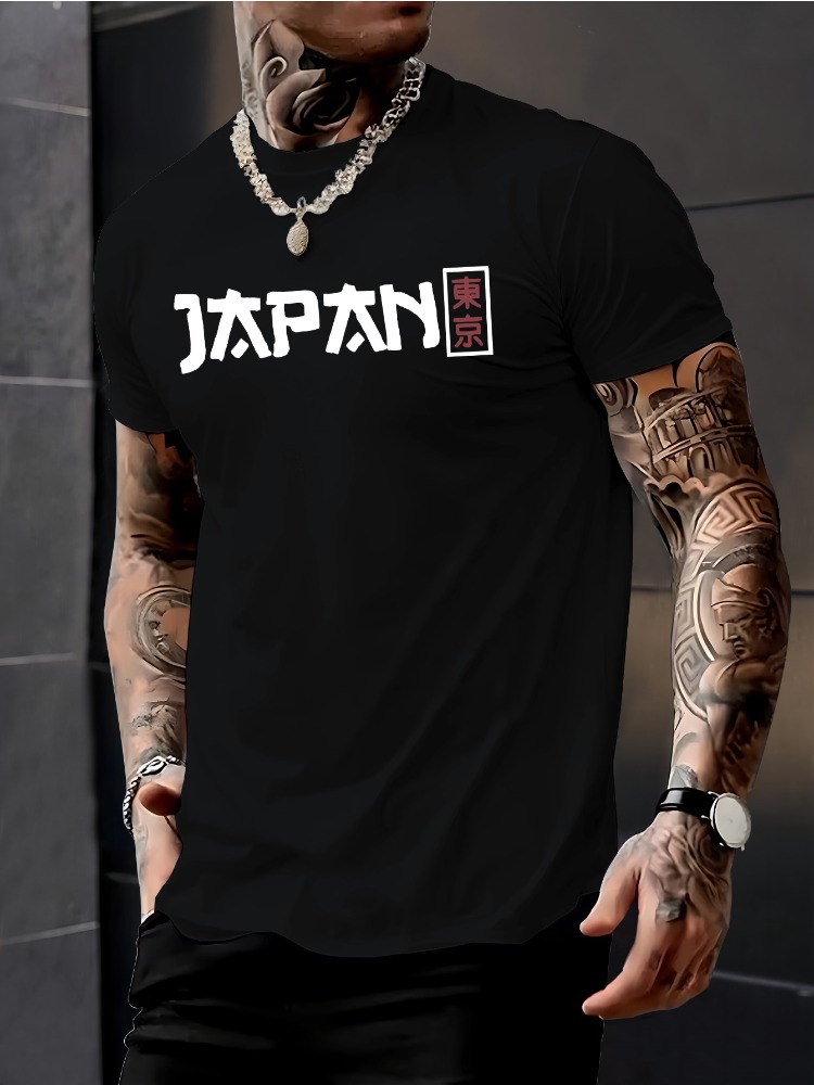 Camiseta masculina de manga cu - Street Fashion For Short Guys avaliação e preço