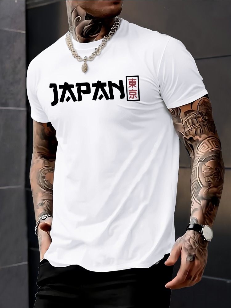 Camiseta masculina de manga cu - Street Fashion For Short Guys avaliação e preço