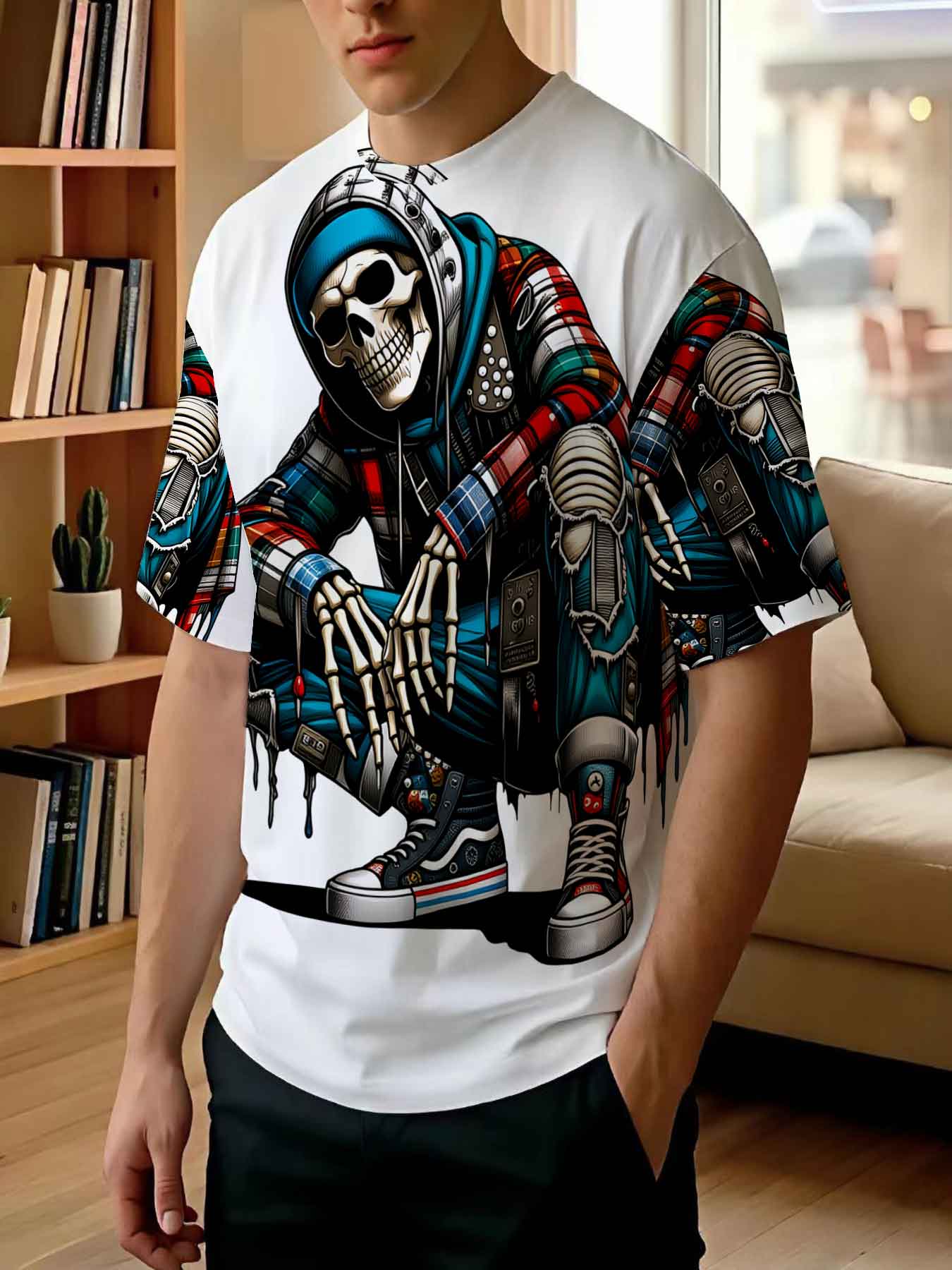 Camiseta Masculina Estampada 2 - Street Fashion For Short Guys avaliação e preço