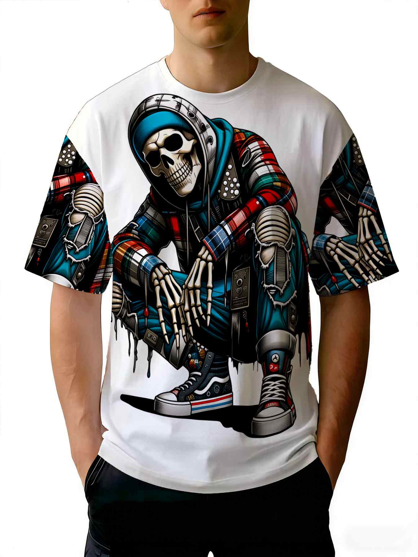 Camiseta Masculina Estampada 2 - Street Fashion For Short Guys avaliação e preço
